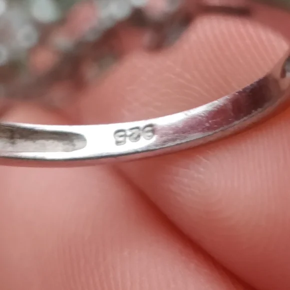 Sterling Jadeite And Prasiolite Ring By Chuck Clemency - Picture 4 of 7